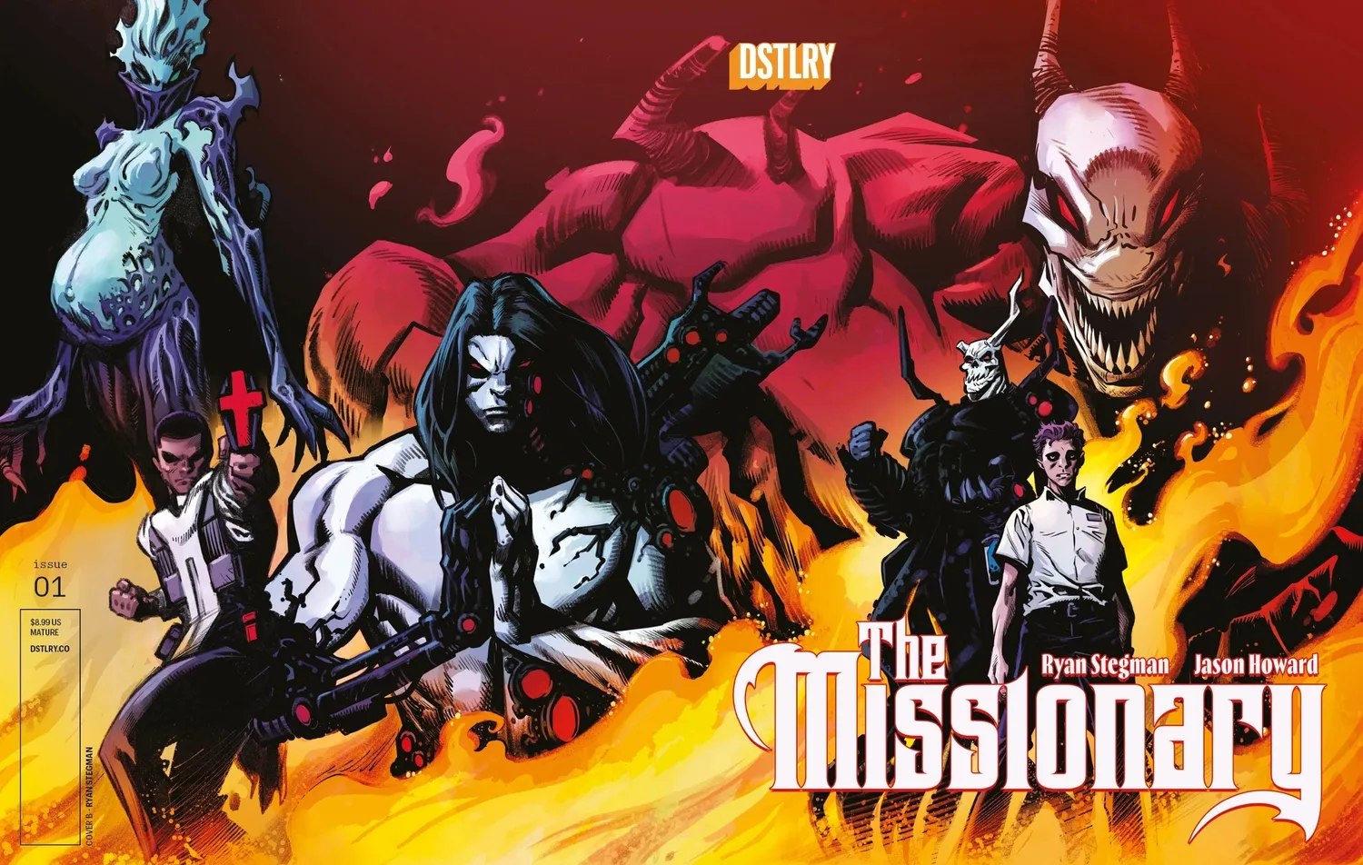 DSTLRY The Missionary 1 Cover B tegneserie horror 48 sider