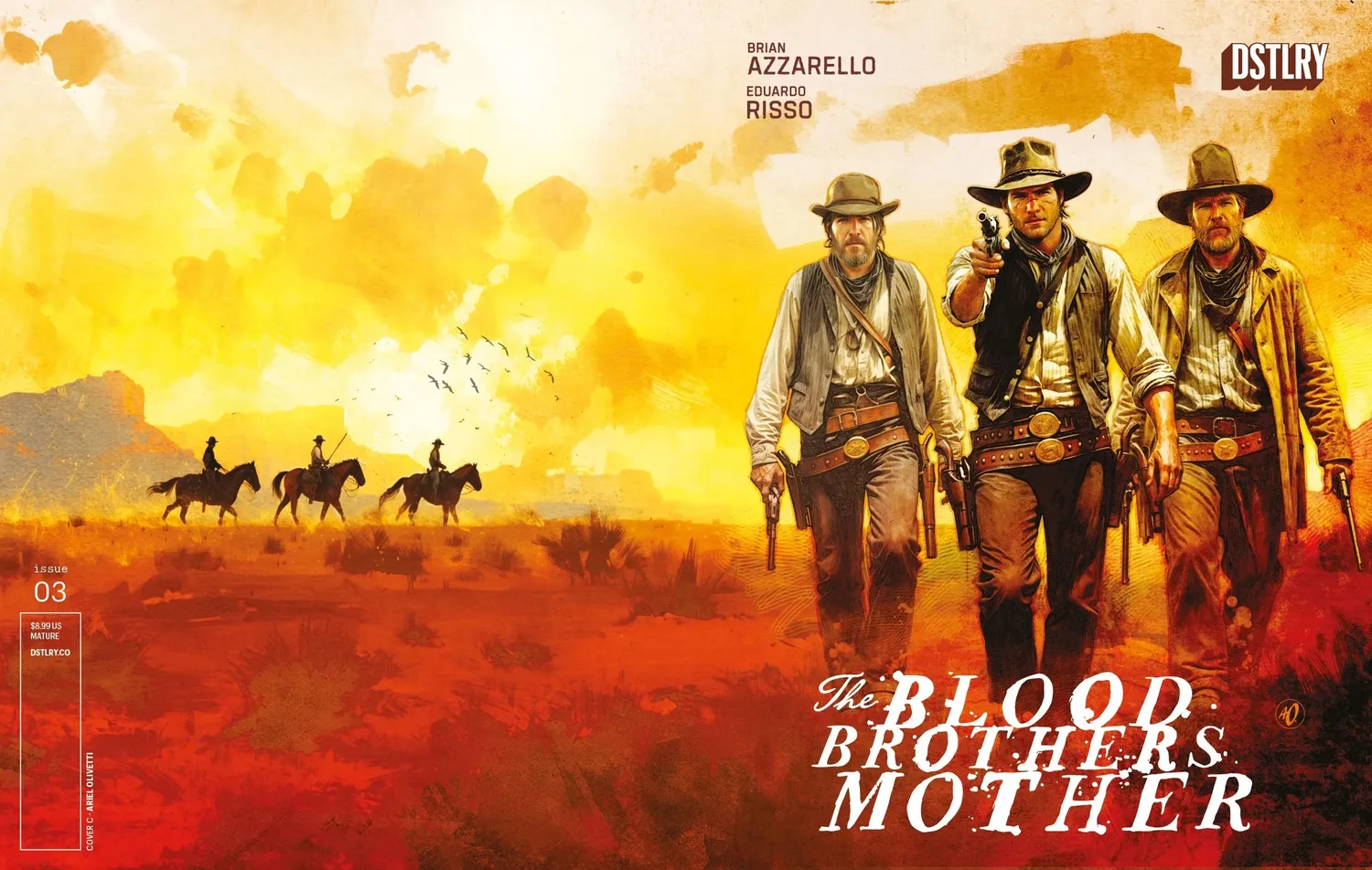 DSTLRY Blood Brothers Mother nr. 3 hefte Olivetti cover