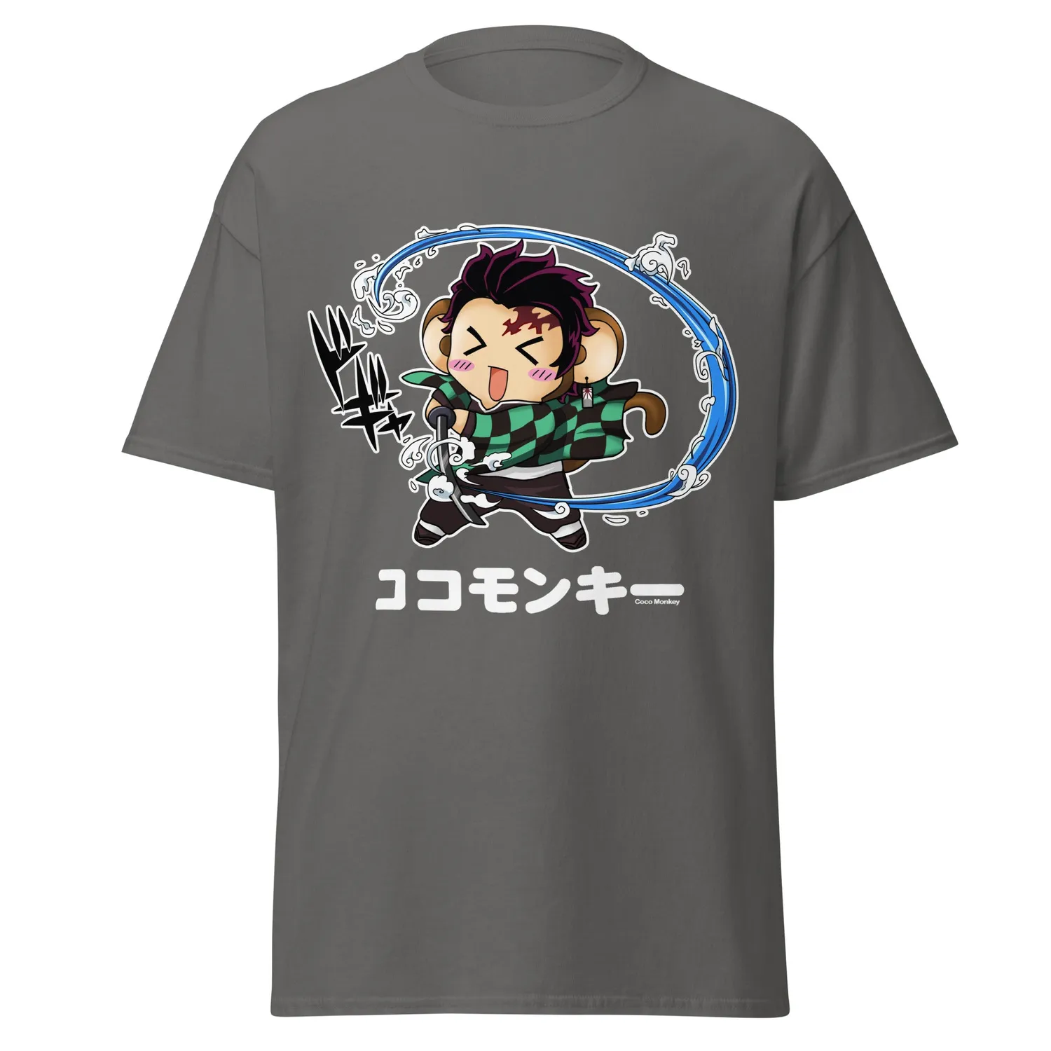 Tokyo Toys Coco Cojiro T-skjorte svart Demon Slayer-parodi