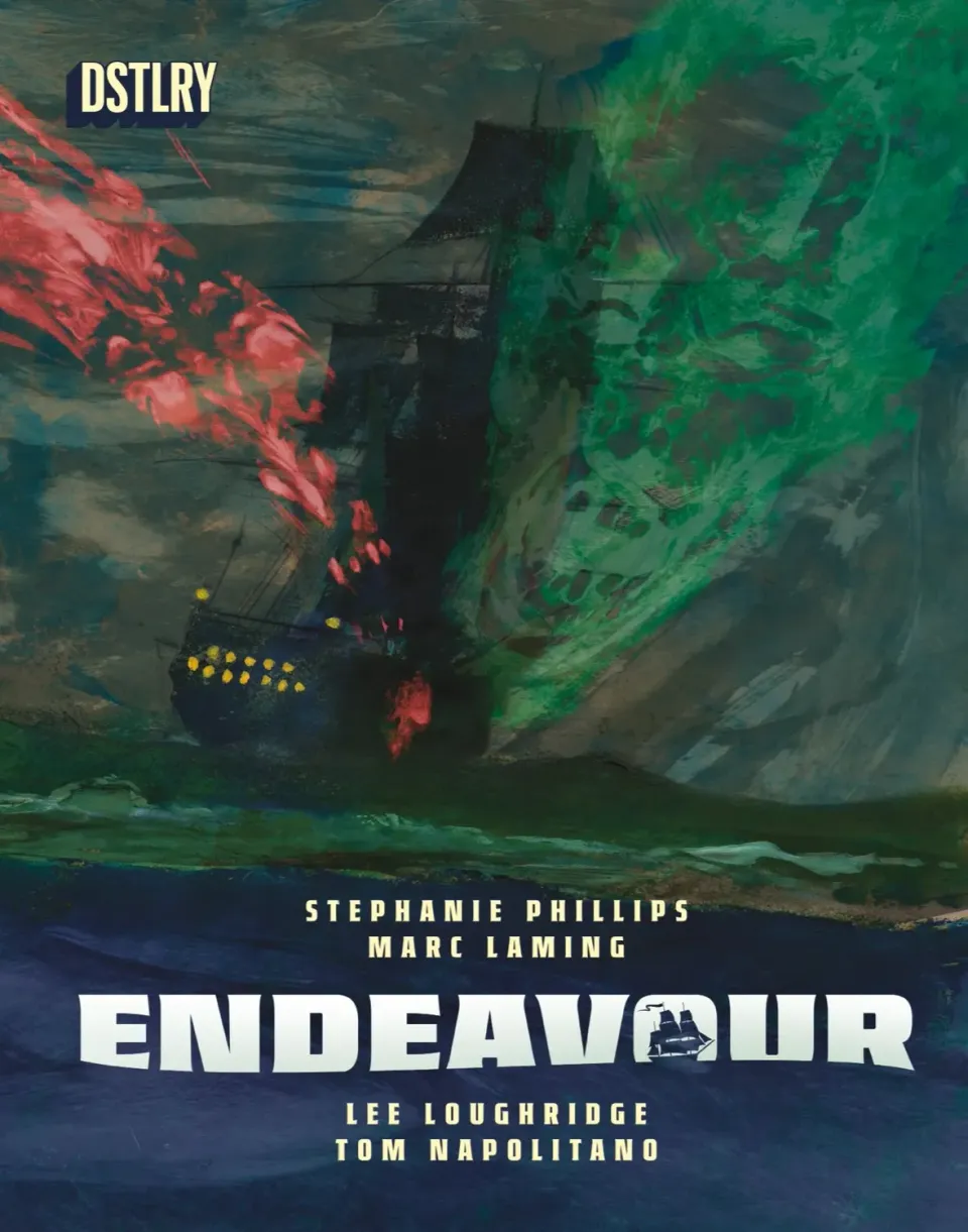 DSTLRY Endeavour #3 hefte Cover C Pratt avslutning