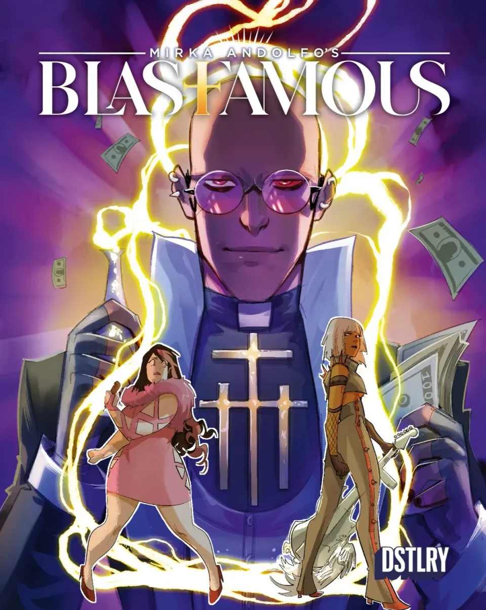 DSTLRY Blasfamous 3 tegneserie Cover A Andolfo drama