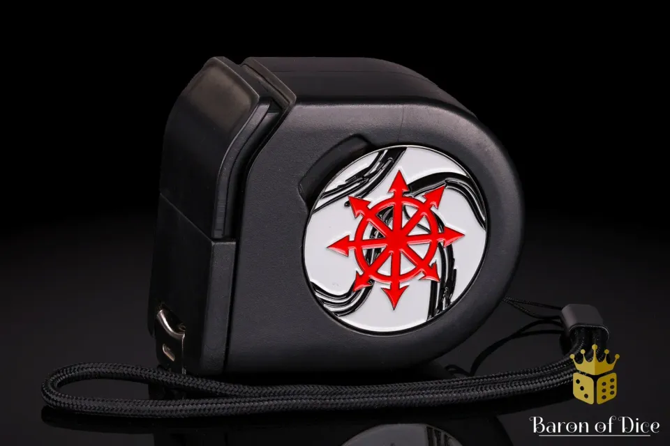 Baron of Dice Marbled Chaos Star målebånd wargaming