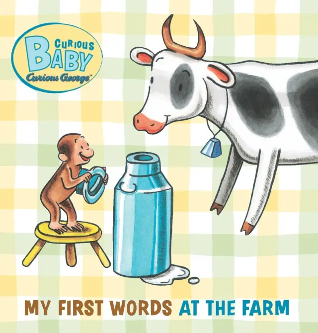 Wingbearer Saga Curious Baby My First Words at the Farm bildebok ebok gårdsdyr