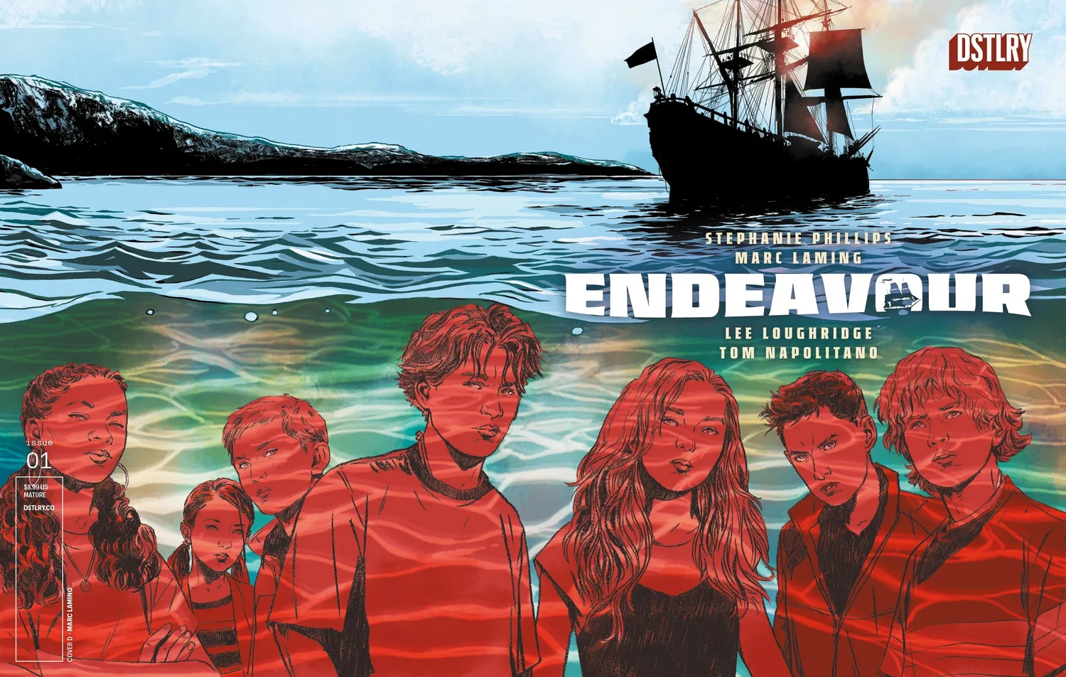 DSTLRY Endeavour nr. 1 Cover D Laming hefte drama
