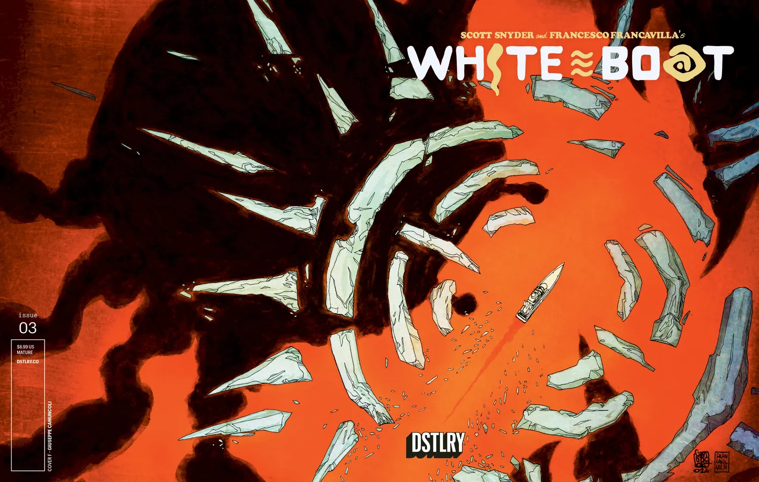 DSTLRY White Boat #3 Cover F Camuncoli hefte avslutning