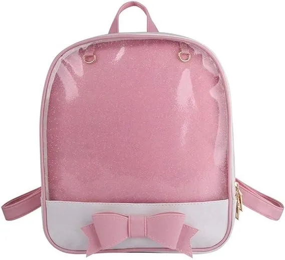 Sailor Moon rosa ita-ryggsekk med sløyfe A4