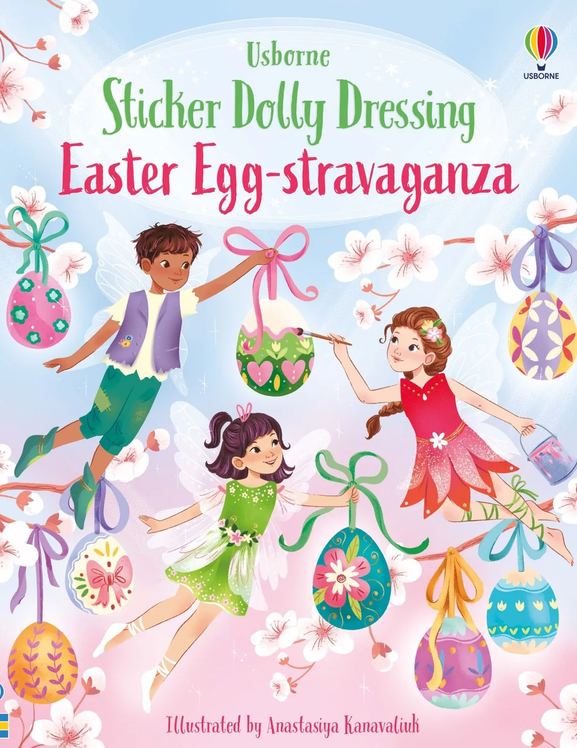 Wingbearer Saga Sticker Dolly Dressing Easter Egg-Stravaganza klistremerkebok paperback