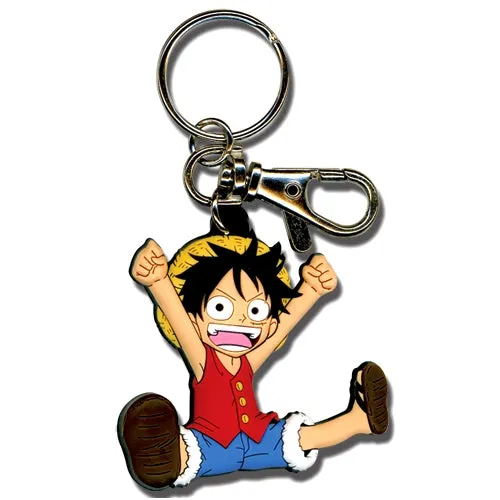 One Piece Luffy GE4843 PVC nøkkelring die-cut