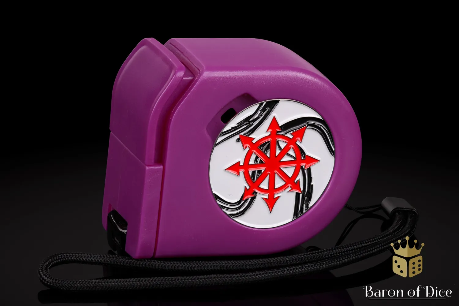 Baron of Dice Marbled Chaos Star målebånd wargaming