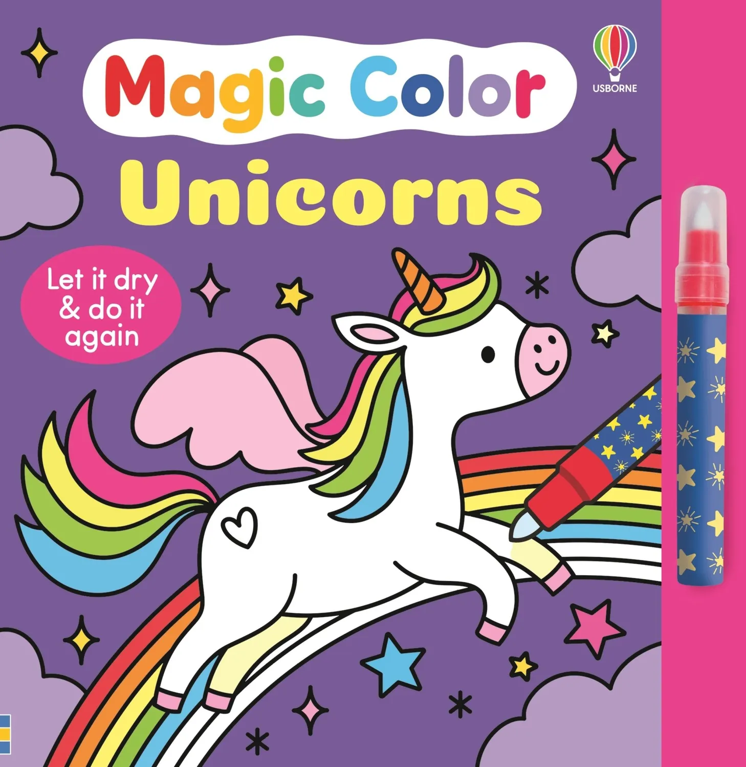 Wingbearer Saga Magic Color Unicorns malebok papp
