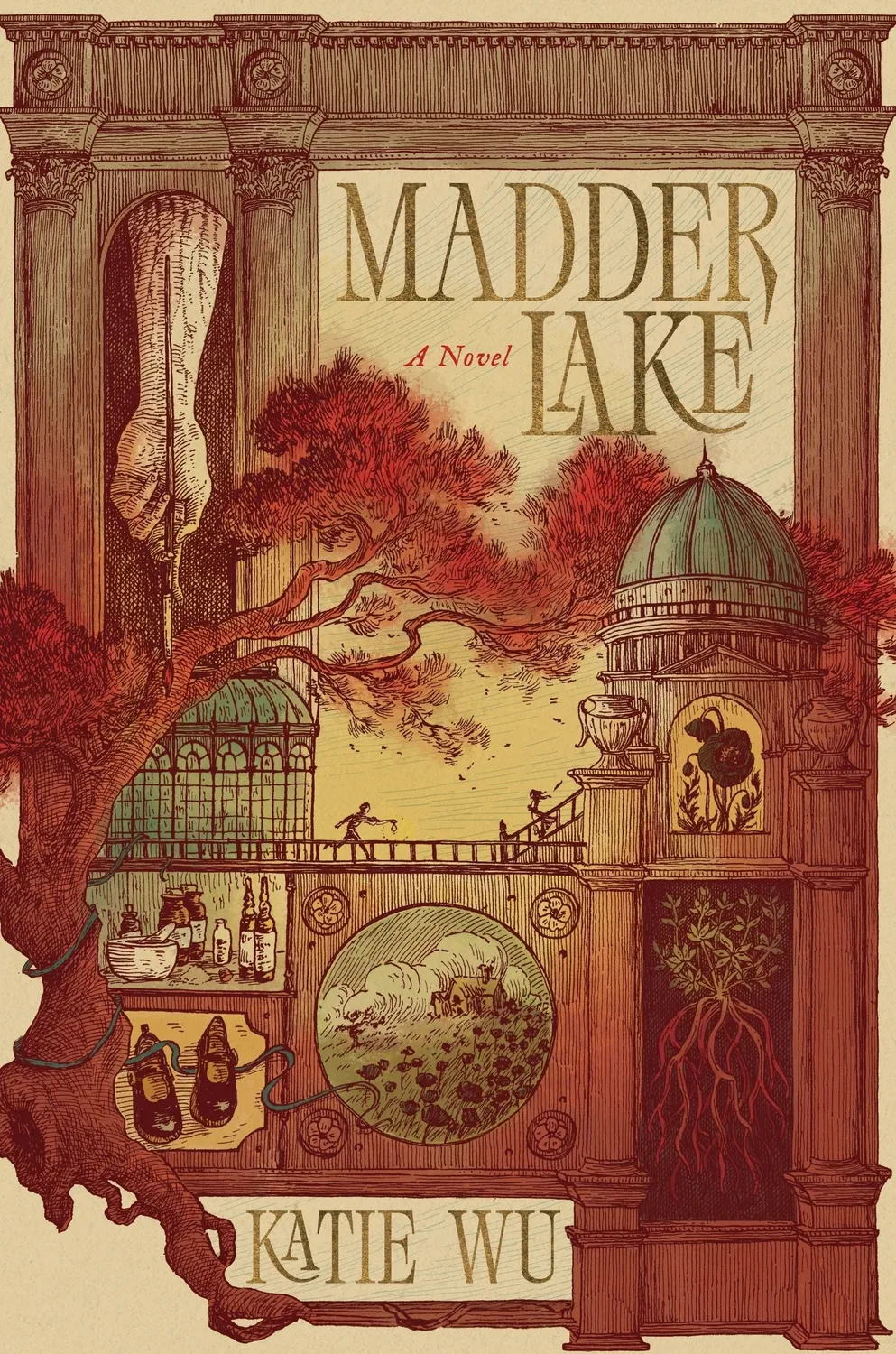 Wingbearer Saga Madder Lake innbundet fantasybok