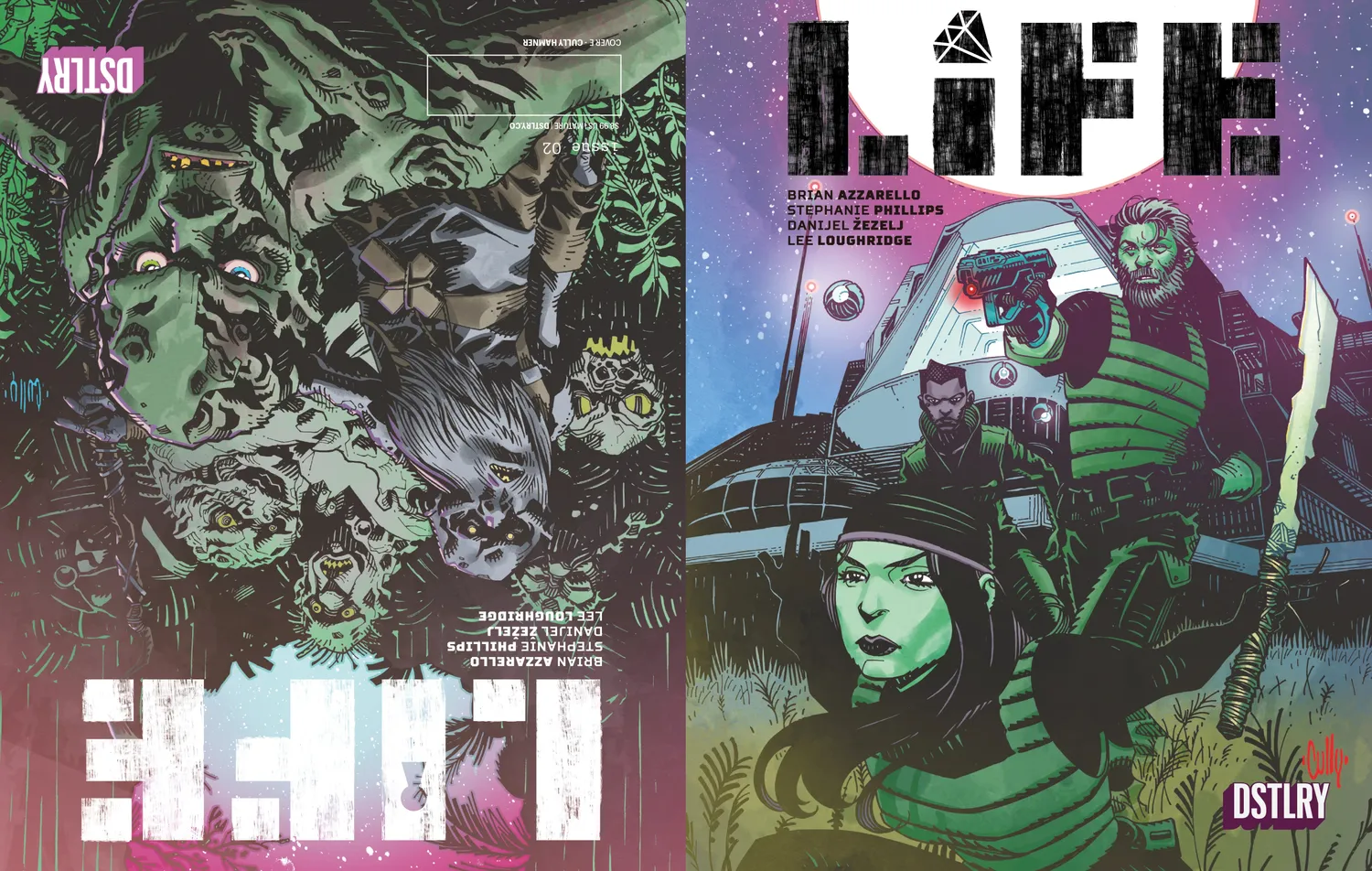 DSTLRY Life nr 2 hefte Cover E Hamner sci-fi flip book