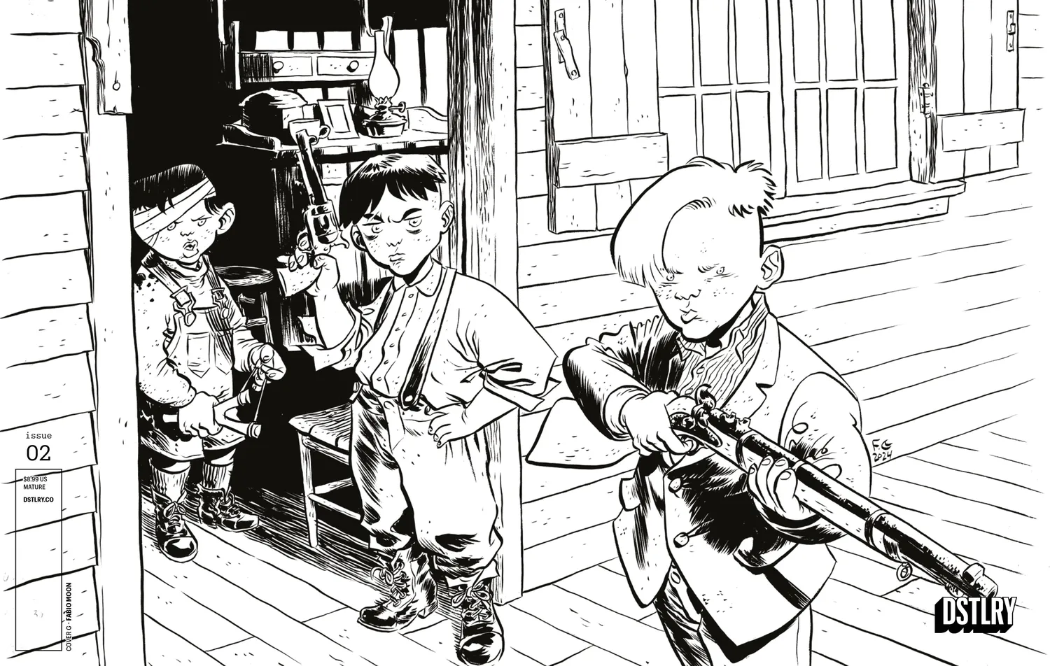 DSTLRY Blood Brothers Mother #2 Cover G Moon tegneseriehefte western