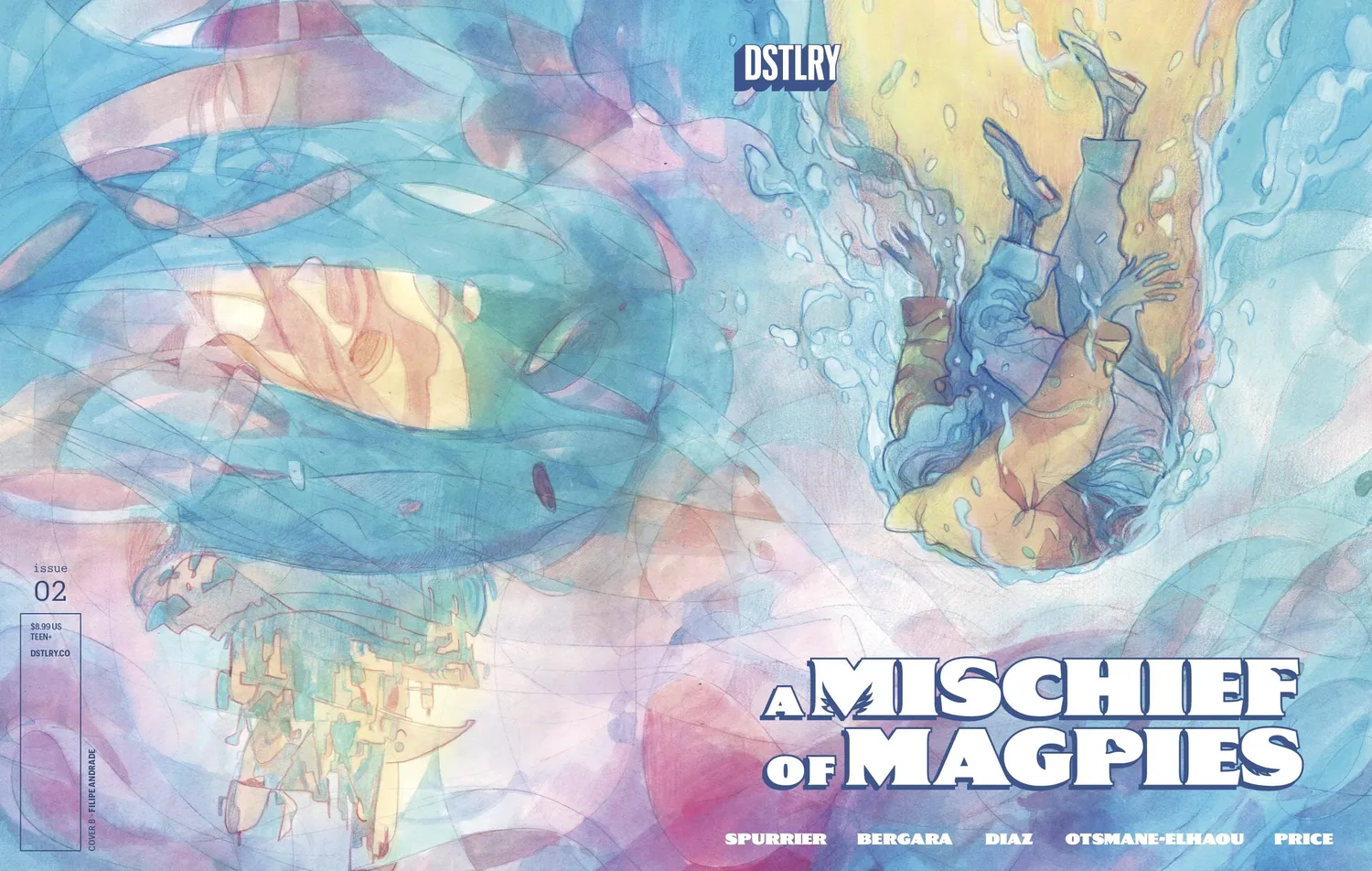 DSTLRY A Mischief of Magpies #2 hefte Cover B Andrade fantasy