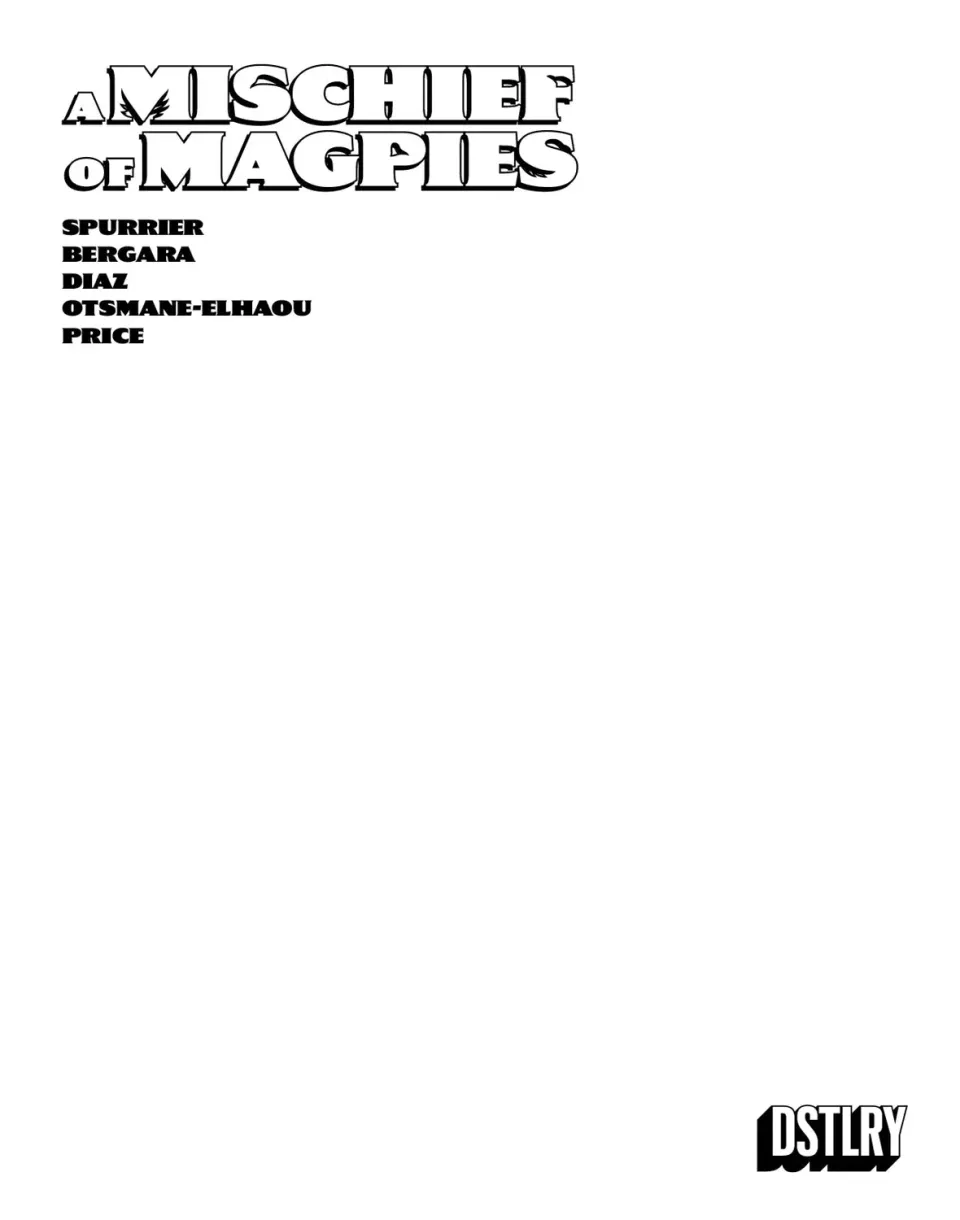 DSTLRY A Mischief of Magpies nr 1 hefte Sketch