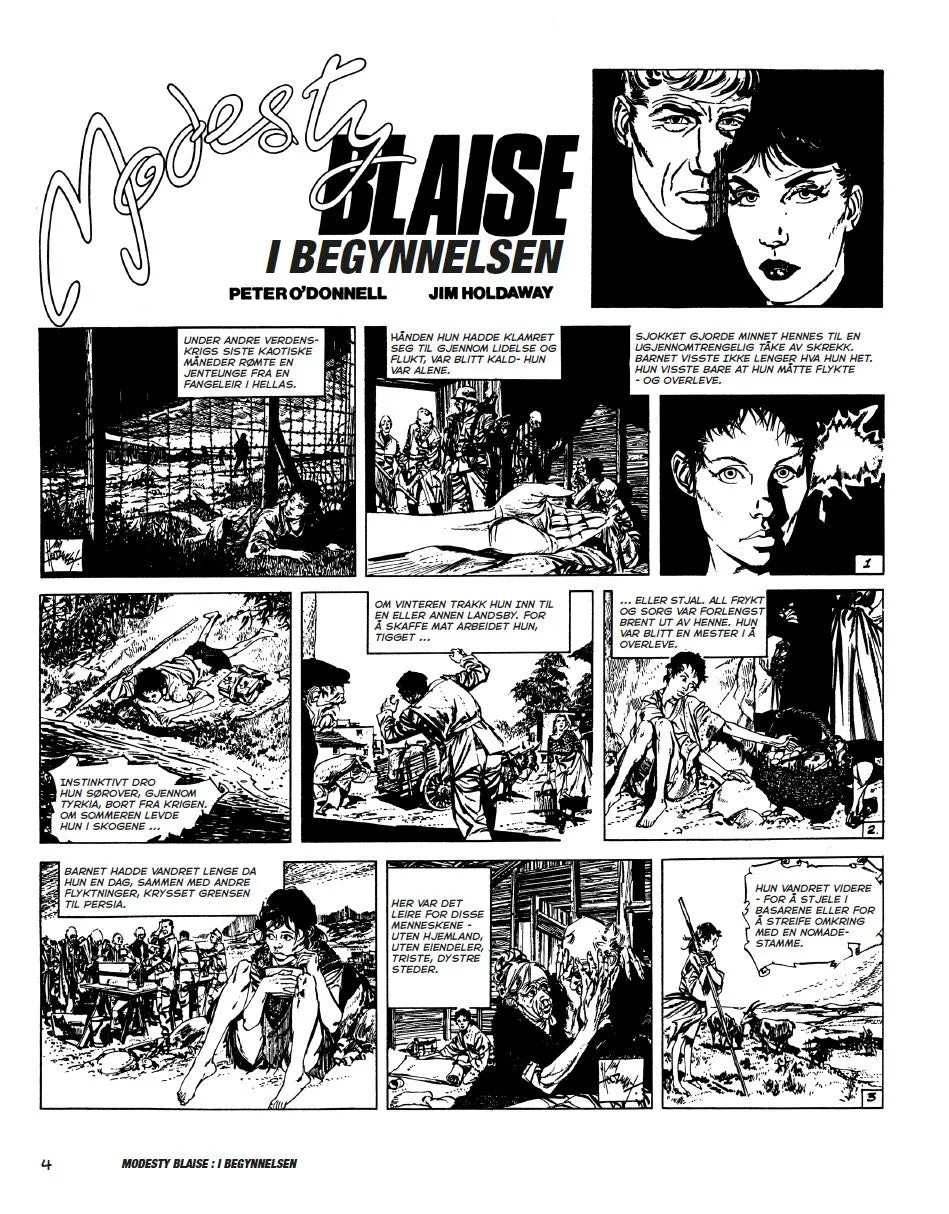Modesty Blaise album 500/501 nummerert + leseeksemplar