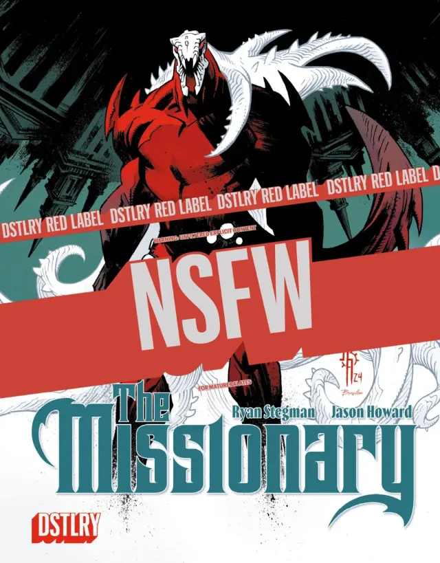 DSTLRY Missionary #3 hefte Cover F Howard Red Label NSFW