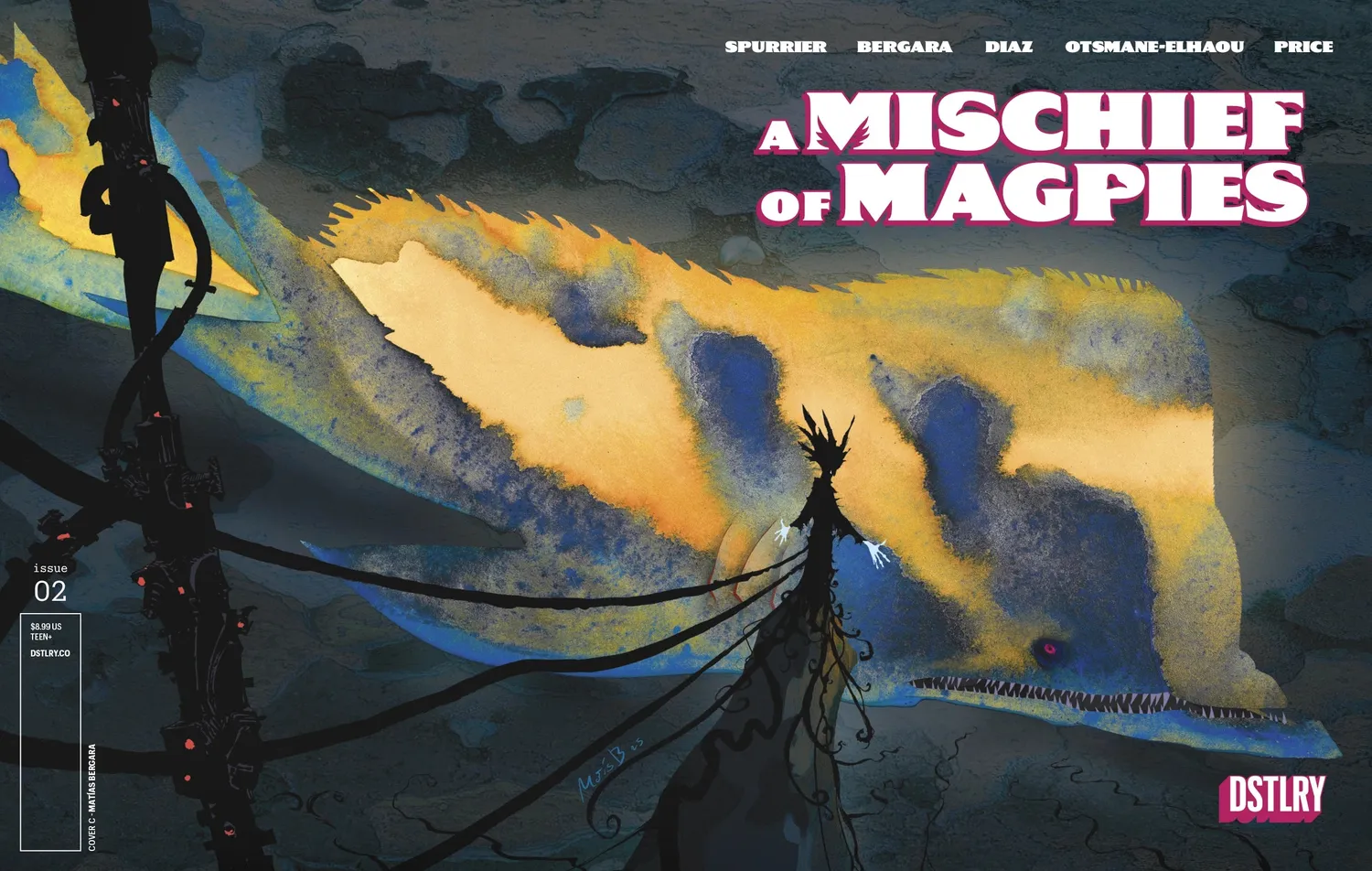 DSTLRY Mischief of Magpies 2 hefte Cover C Bergara 1:5