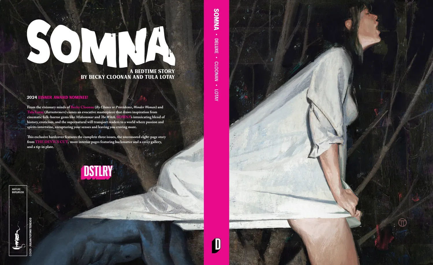 DSTLRY Somna Deluxe innbundet samlebind signert plate
