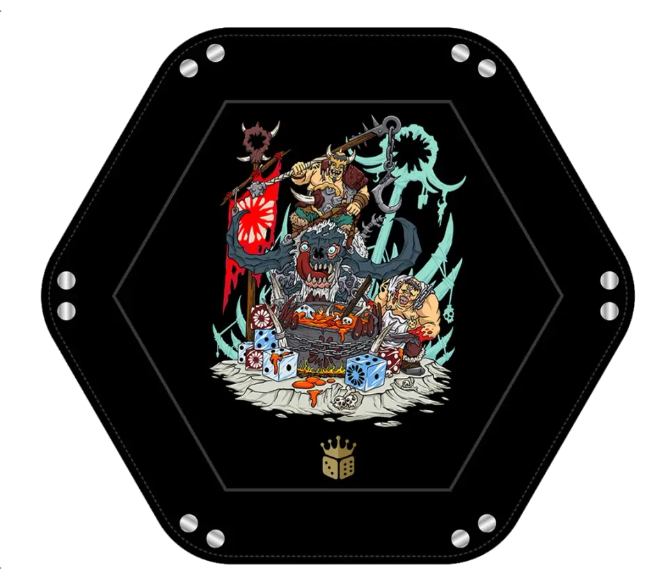 Baron of Dice Great Maw terningbrett PU-skinn stort