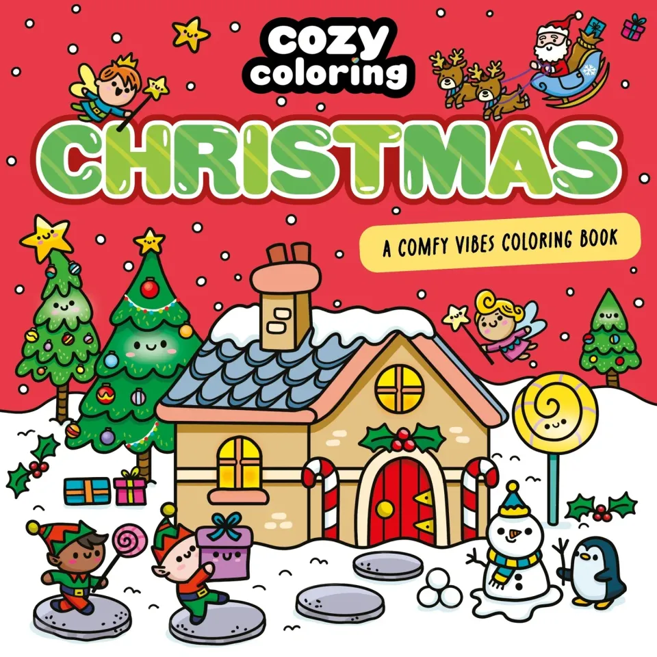 Wingbearer Saga Cozy Coloring Christmas hefte fargebok