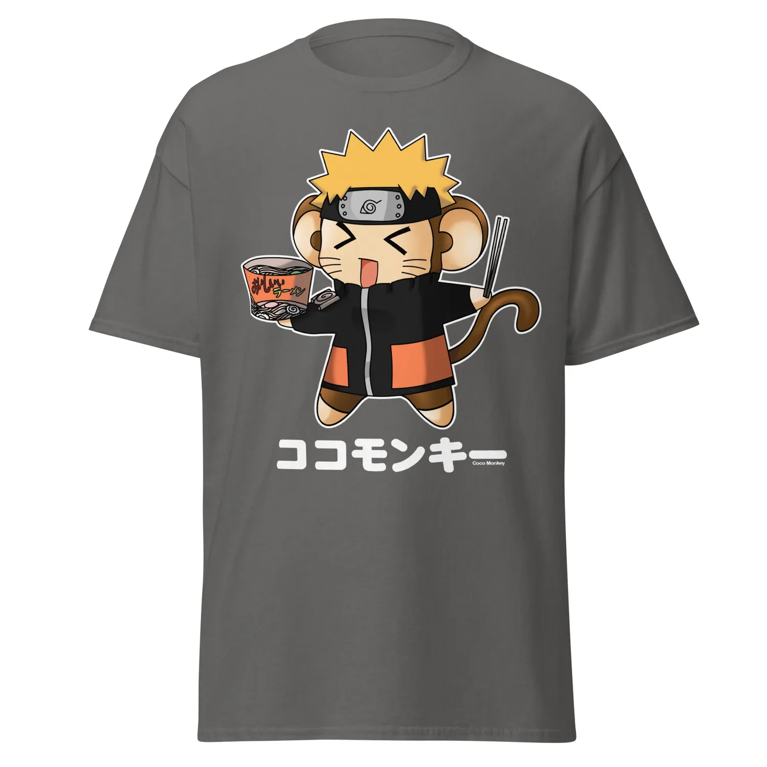 TokyoToys Coruto unisex t-skjorte svart S bomull