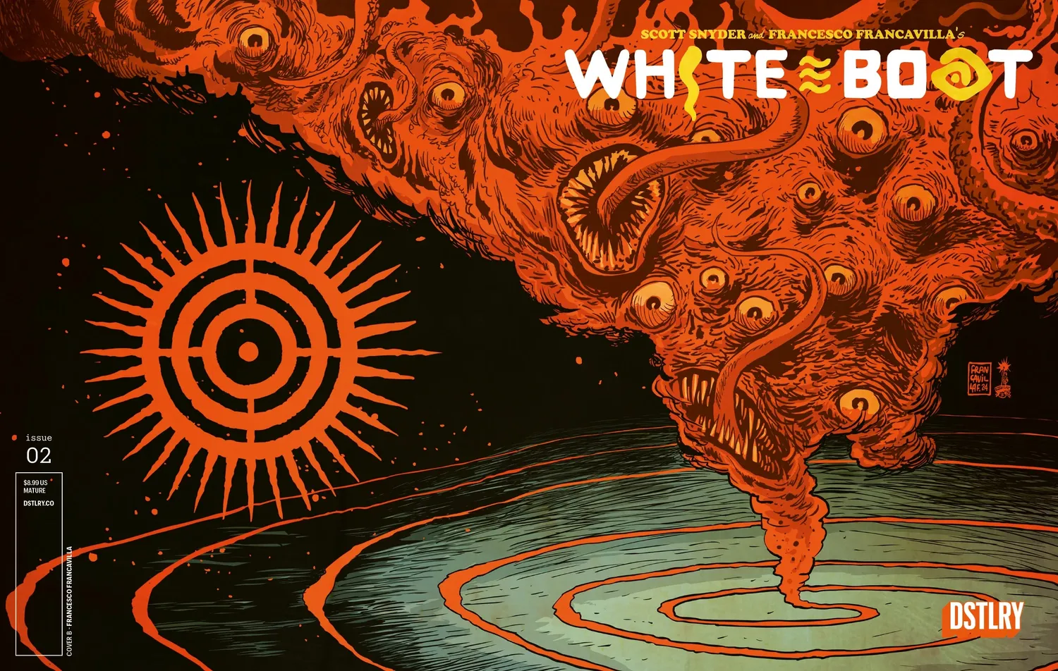 DSTLRY White Boat #2 Cover B hefte Francavilla skrekk