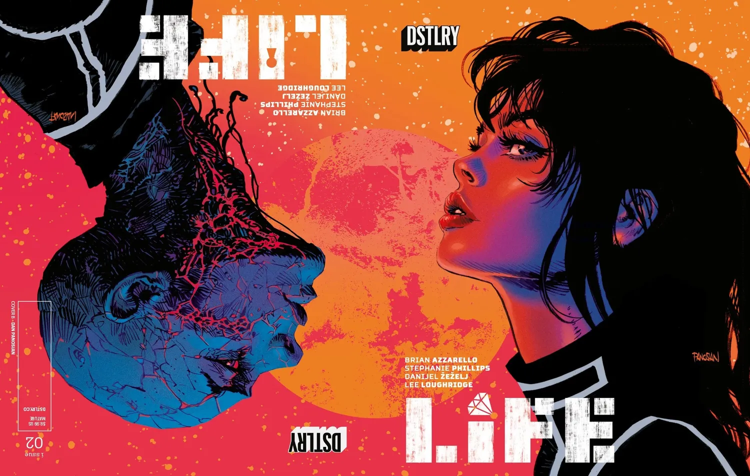 DSTLRY Life 2 hefte Panosian-variant sci-fi flip-book