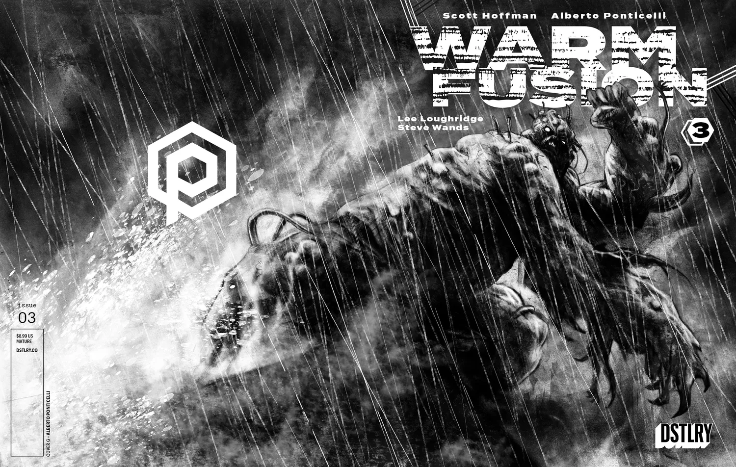 DSTLRY Warm Fusion #3 tegneseriehefte Cover G s-hv