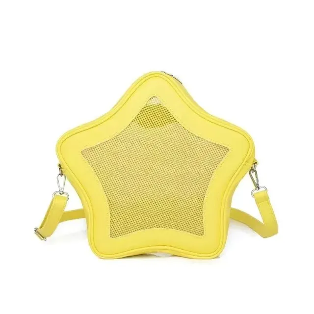 Tokyo Toys Star ita-ryggsekk gul 25 cm stjerne