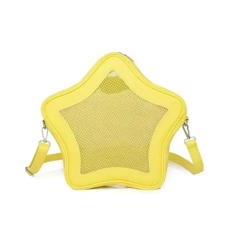 Tokyo Toys Star ita-ryggsekk gul 25 cm stjerne