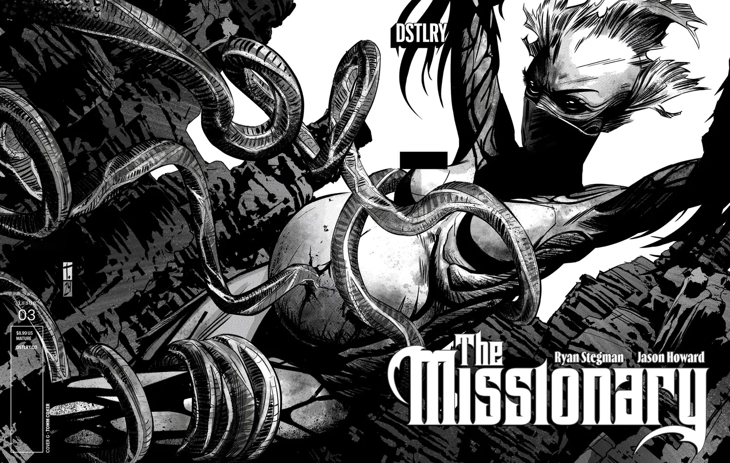 DSTLRY The Missionary 3 Cover G hefte Coker skrekk