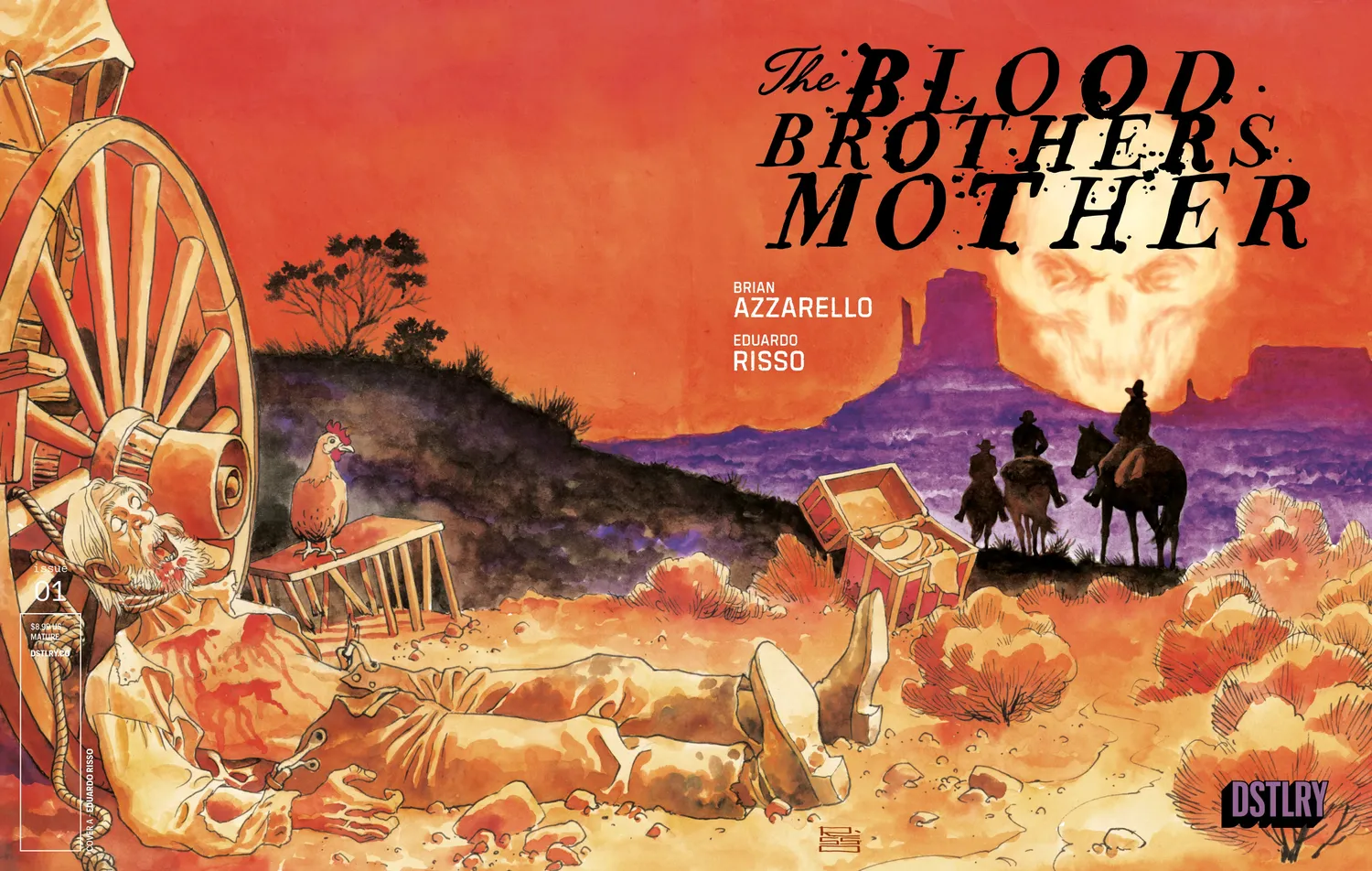 DSTLRY The Blood Brothers Mother 1 hefte Risso-western