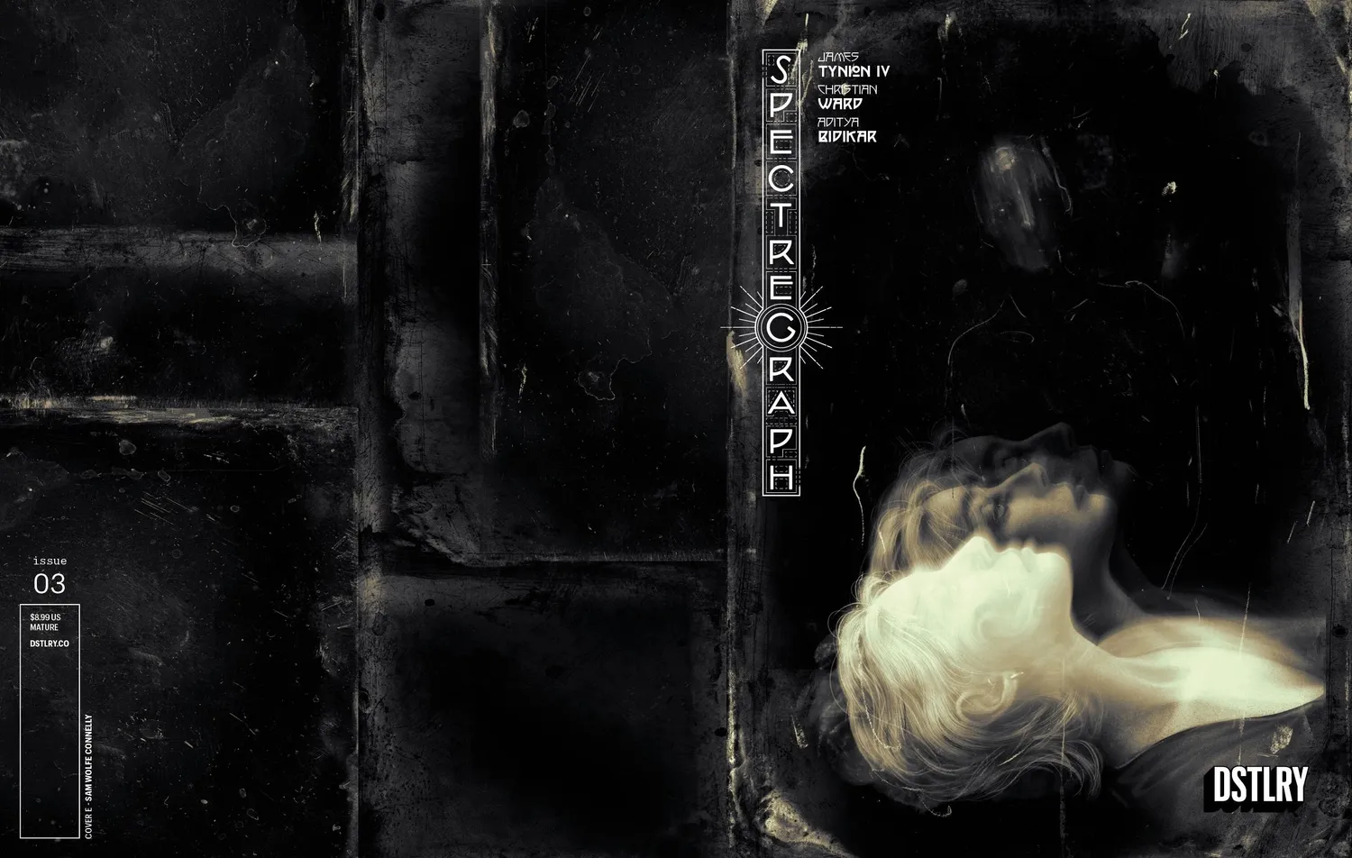 DSTLRY Spectregraph #3 hefte Cover E Connelly horror