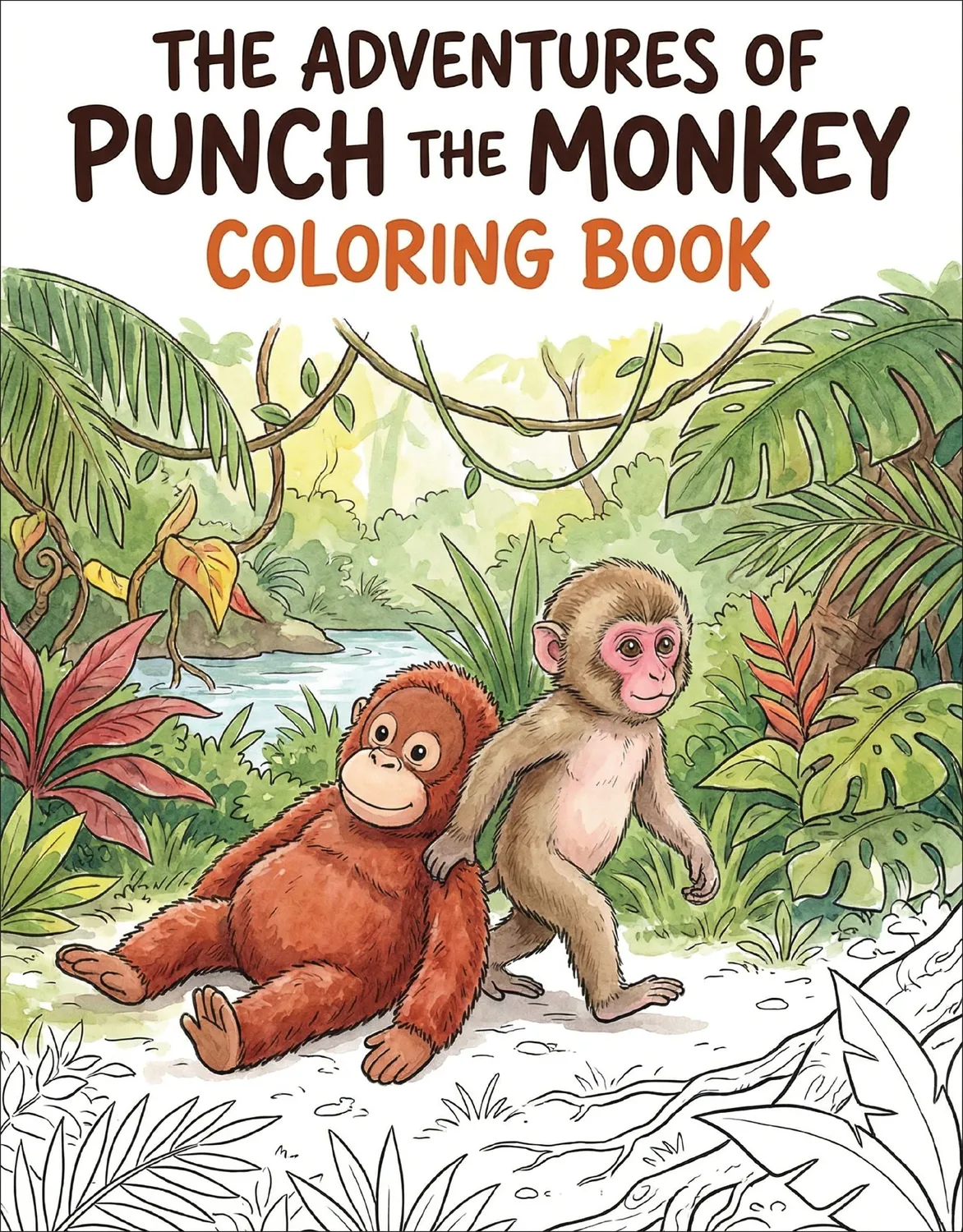 Wingbearer Saga Punch the Monkey fargeleggingsbok 50+ motiv