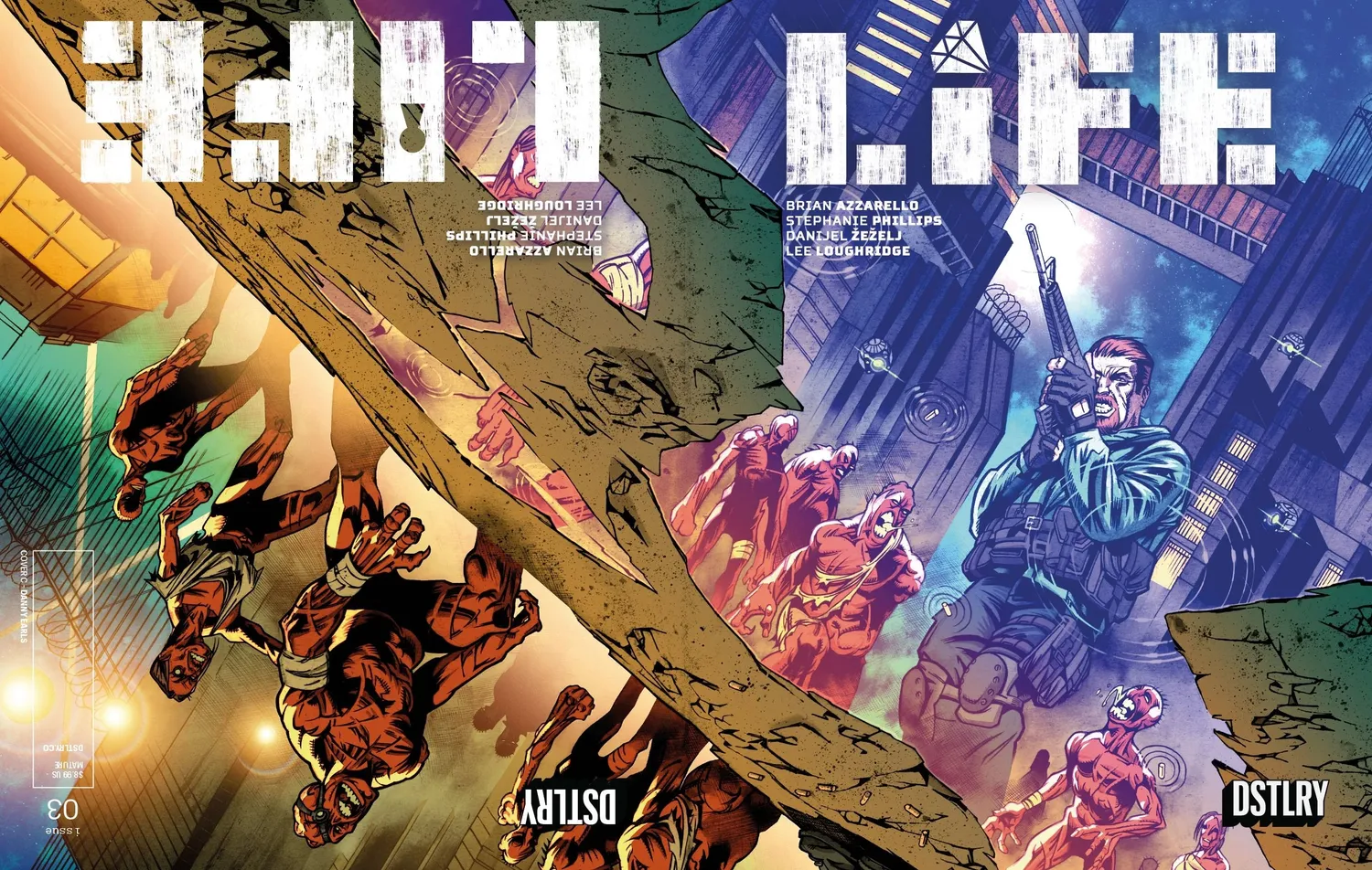 DSTLRY LIFE #3 Cover C Earls hefte flip-book sci-fi