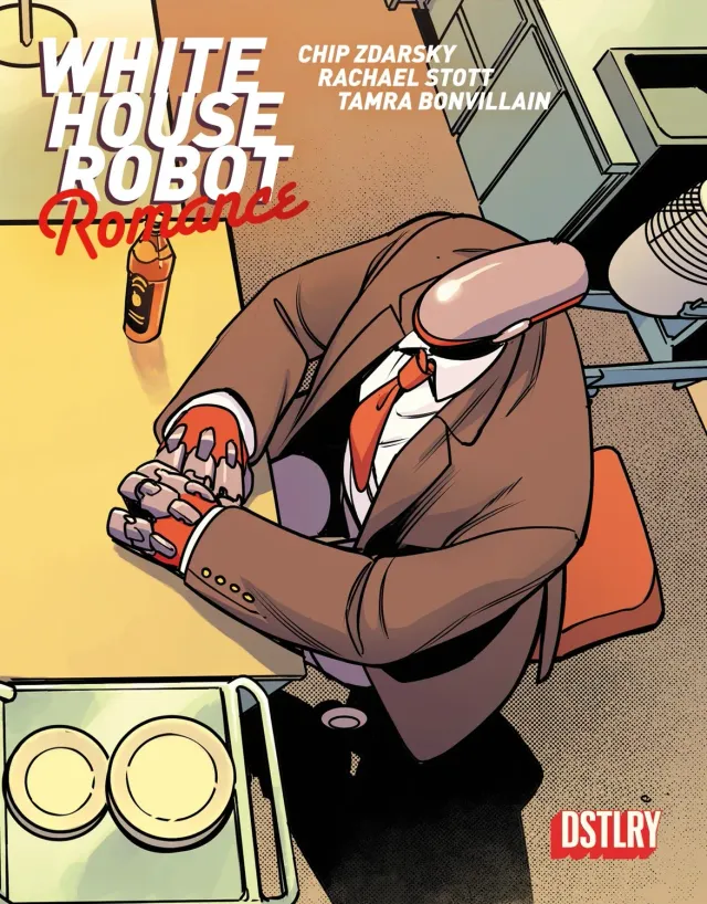 DSTLRY White House Robot Romance 1 digital tegneserie Cover Z Stott
