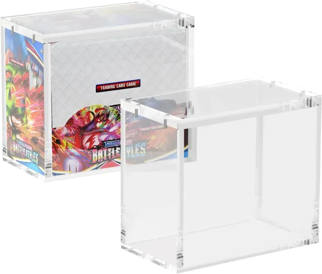 Pokémon TCG booster box magnetisk akrylboks display