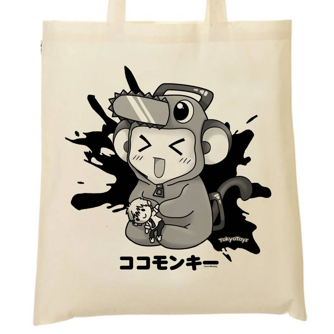 Tokyo Toys PochiCo totebag Chainsaw Man-parodi