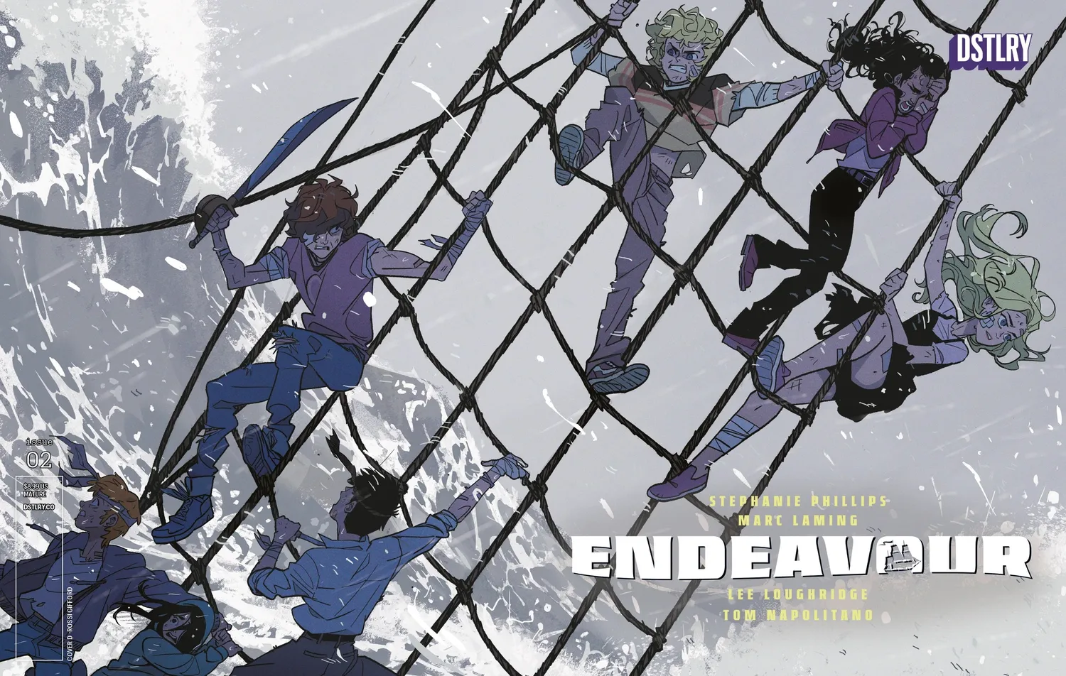 DSTLRY Endeavour 2 tegneserie Cover D Gifford survival
