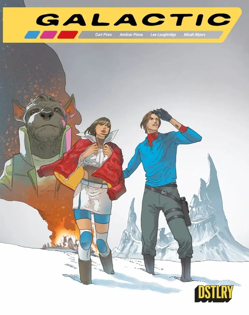 DSTLRY Galactic 2 Cover A Pinna hefte fysisk scifi