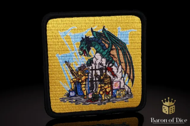 Baron of Dice Golden Boys patch borrelås brodert