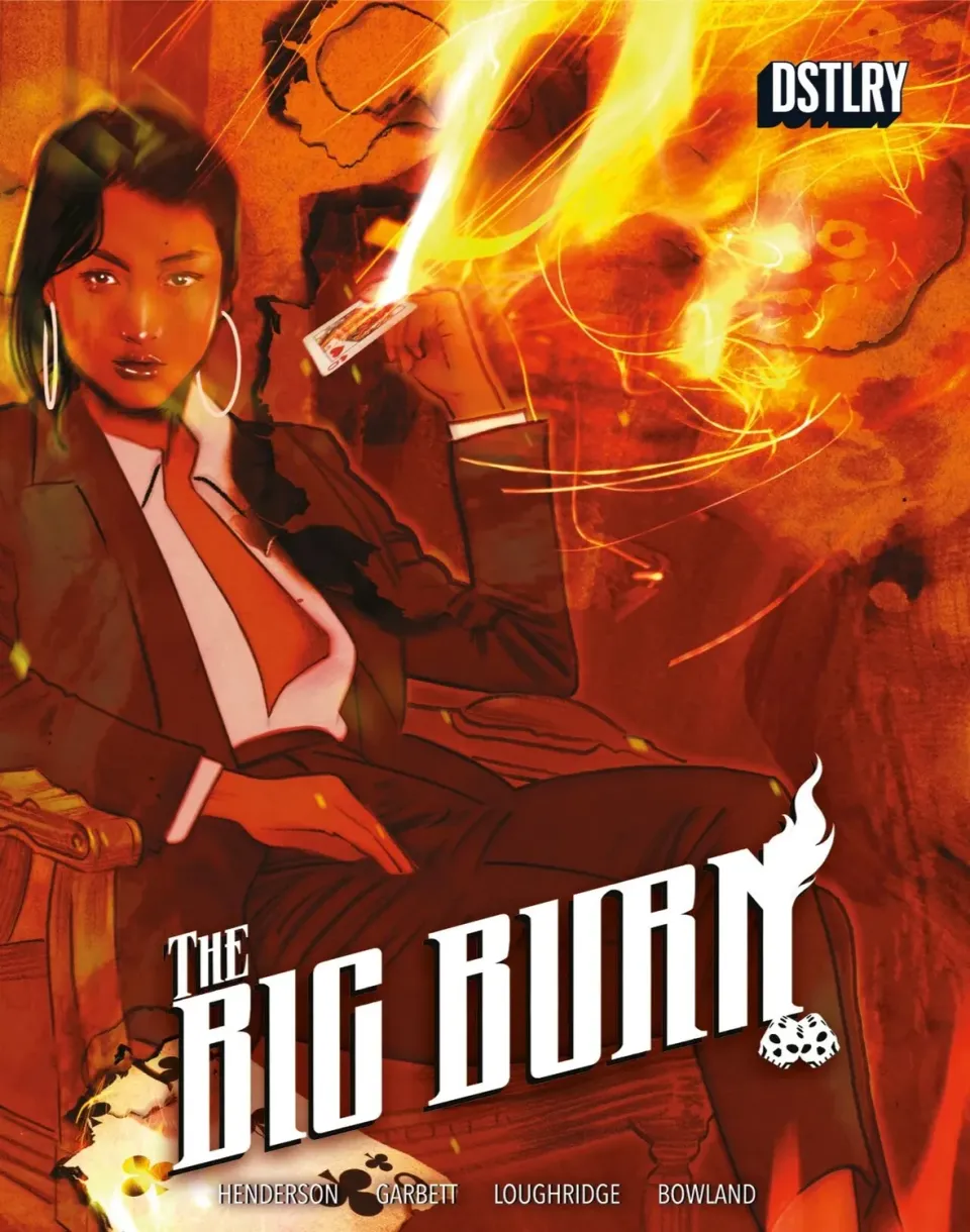 DSTLRY Big Burn #1 Cover B tegneseriehefte krim