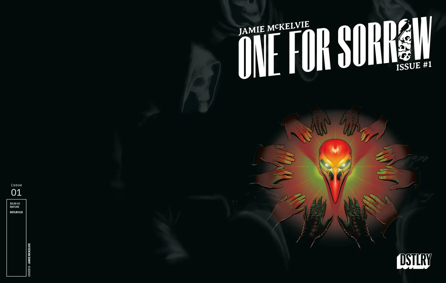 DSTLRY One For Sorrow #1 hefte Cover B McKelvie