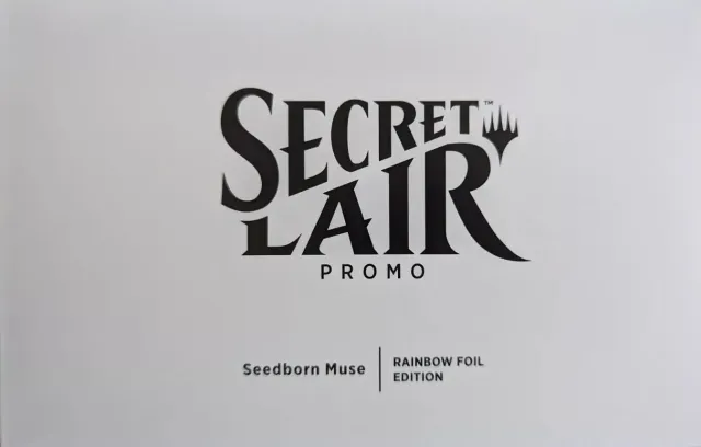 Magic Secret Lair Seedborn Muse samlekort rainbow foil