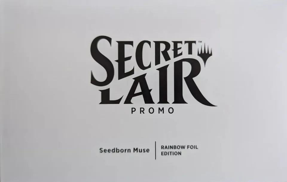 Magic Secret Lair Seedborn Muse samlekort rainbow foil
