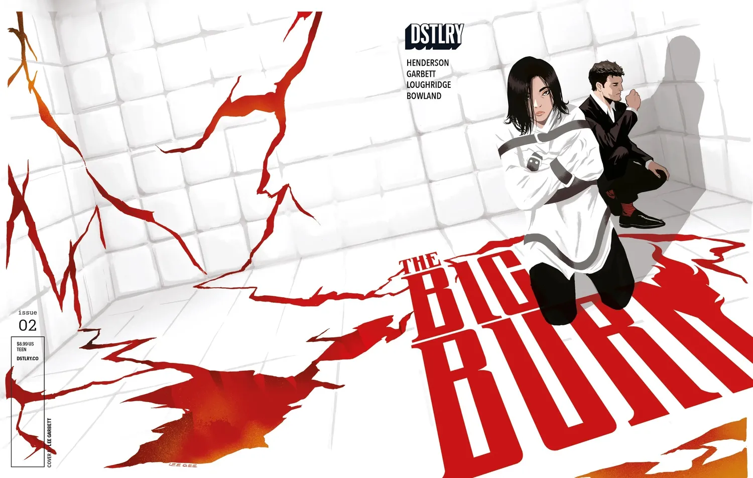 DSTLRY The Big Burn 2 hefte Cover B Garbett variant
