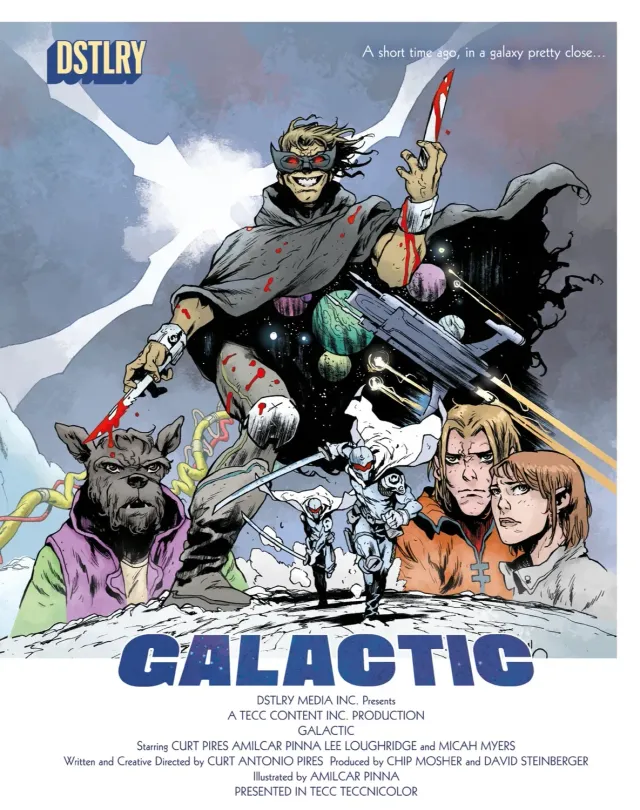 DSTLRY Galactic 2 Cover D Dallo hefte sci-fi