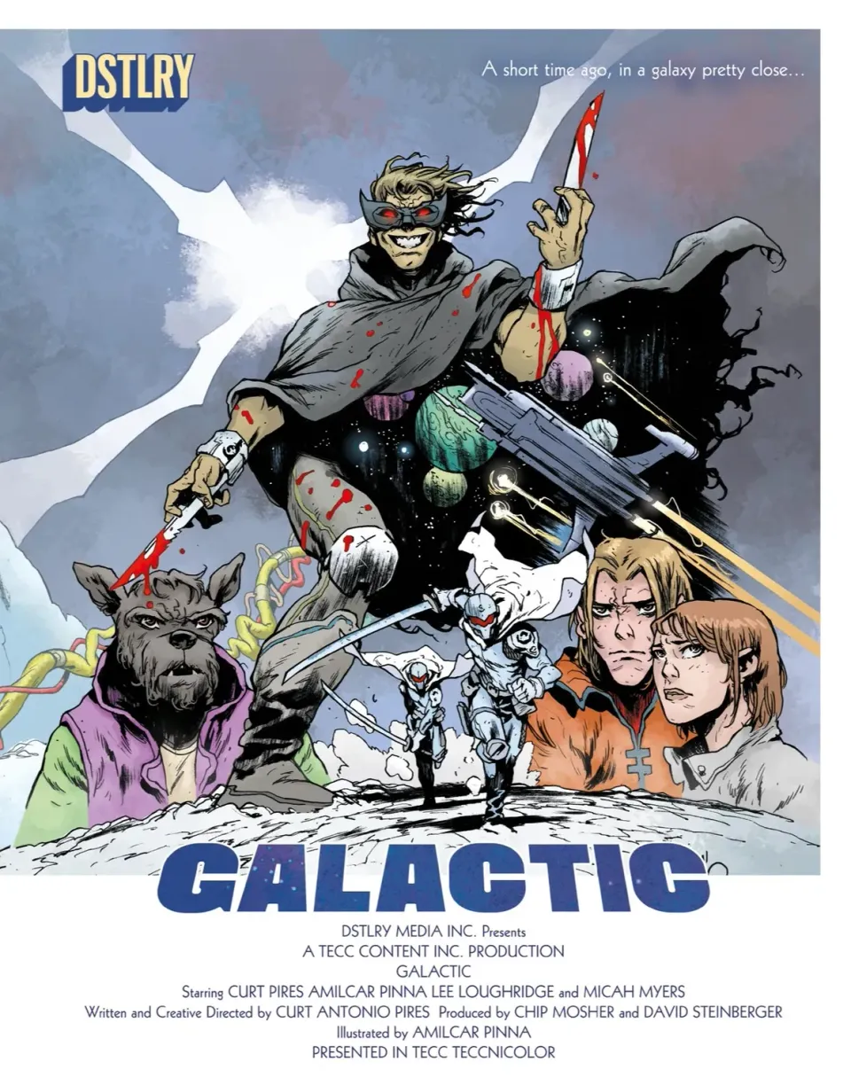 DSTLRY Galactic 2 Cover D Dallo hefte sci-fi
