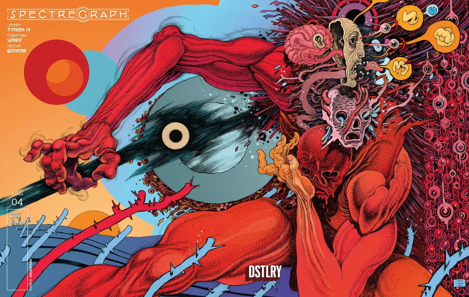 DSTLRY Spectregraph #4 tegneseriehefte Cover B Bertram horror